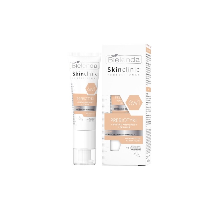 Bielenda Skin Clinic Professional Prebiotics Crème Visage Fortifiante et Régénérante 6 en 1 40 ml