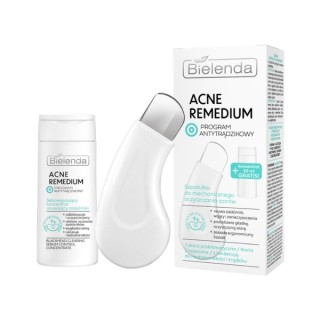 Bielenda Acne Remedium Zestaw: Szpatułka i seboregulujące Serum do twarzy 30 ml