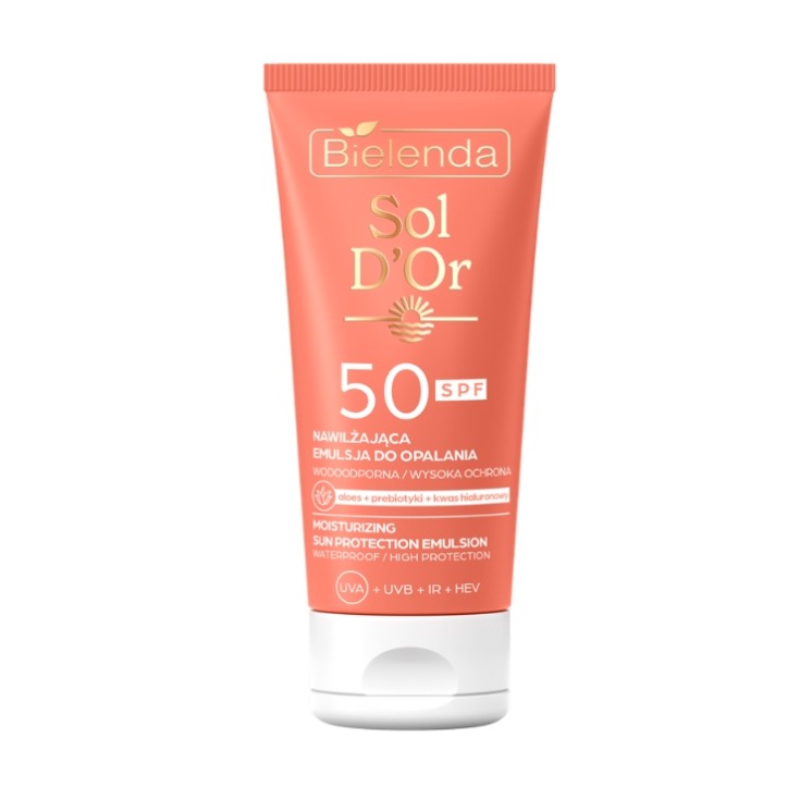 Lotion solaire hydratante Bielenda Sol D'OR SPF50 150 ml