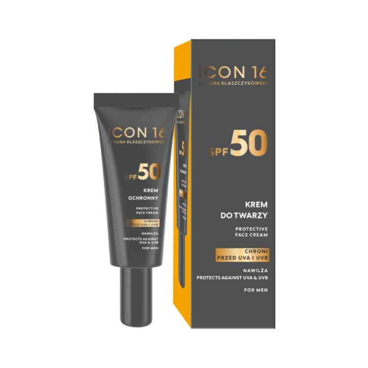 Crème protectrice visage Icon16 by Kuba Błaszczykowski SPF50 50 ml