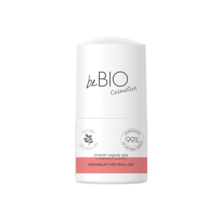 Déodorant roll-on naturel BeBio Cosmetics Grenade et baies de goji 50 ml
