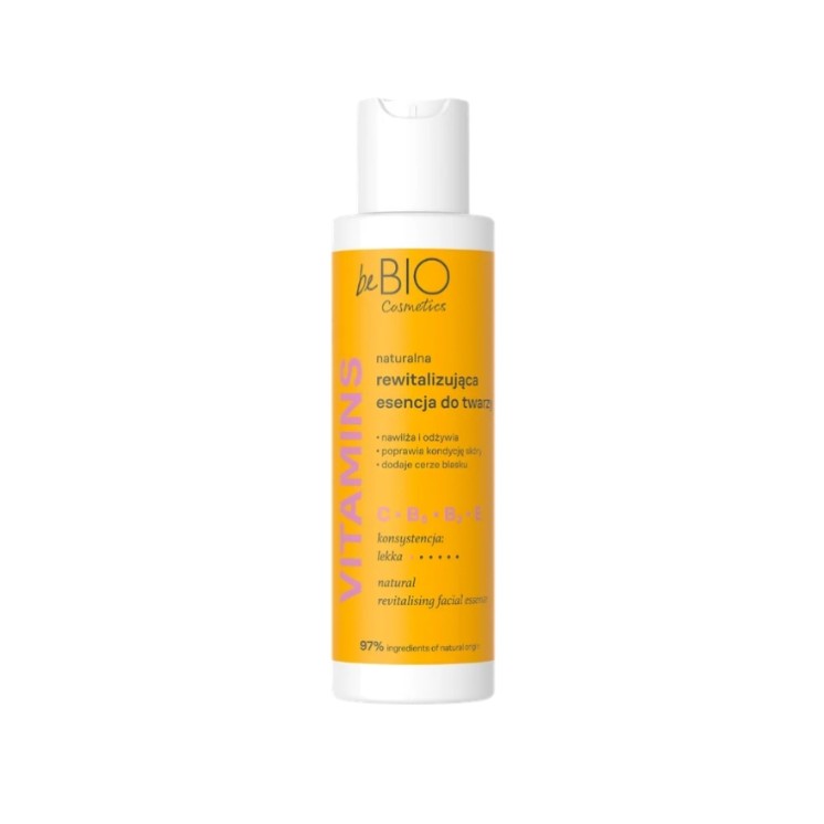 Essence revitalisante naturelle pour le visage BeBio Cosmetics Vitamins 100 ml