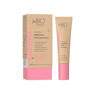 Crème contour des yeux nourrissante naturelle à la caféine BeBio Cosmetics 15 ml