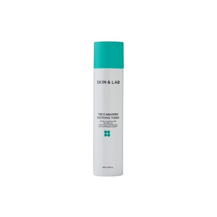 Lotion tonique apaisante pour le visage Skin & Lab Tricicabarrier à la Centella Asiatica 150 ml