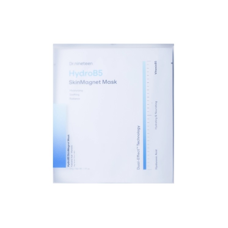 Dr.nineteen Hydro B5 Skin Magnet Mask, lot de 4 masques hydrogel hydratants 34 g