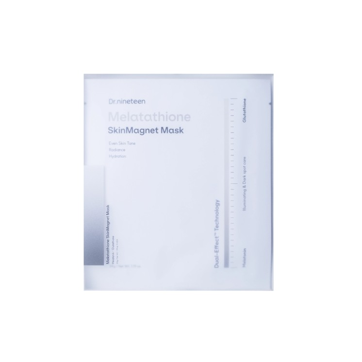 Dr.nineteen Melatathione Skin Magnet Mask Set of Brightening hydro Gel Masks 4x34g