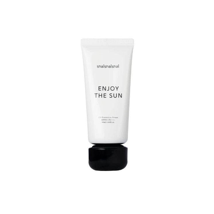 Shaishaishai Enjoy the Sun Cream de Protection UV SPF50 PA++++ Crème Hydratante Visage avec Filtre 50 ml