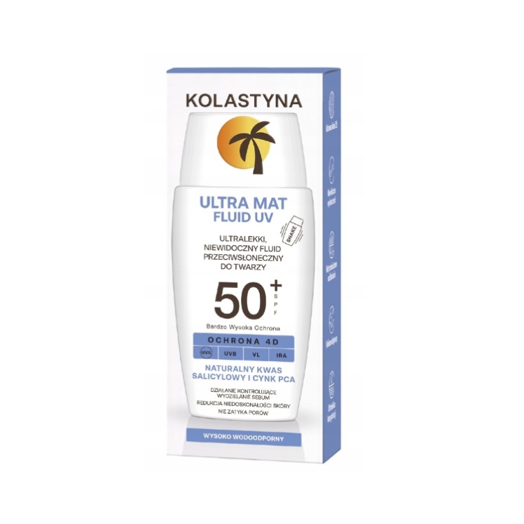 Fluide visage Kolastyna Ultramat SPF50 + 40 ml