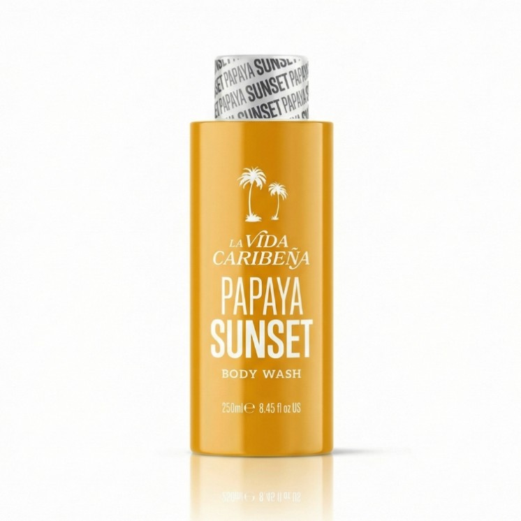 La Vida Caribena Gel Douche Coucher Sunset Papaya 250 ml