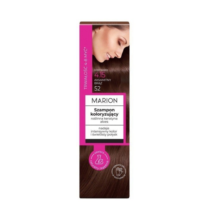 Marion Kleurshampoo 4-8 wasbeurten /4.15/ Velvet Brown 100 ml