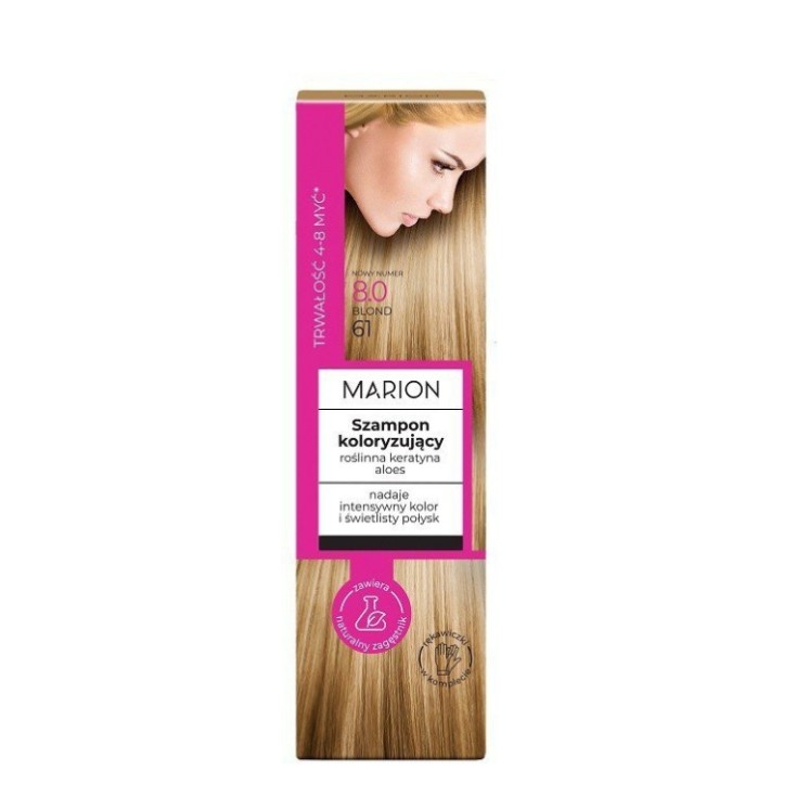 Marion Kleurshampoo 4-8 wasbeurten /8.0/ Blond 100 ml