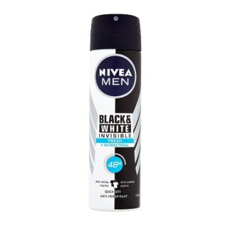 Nivea Men Black & White Deodorant met spray, Fresh ml