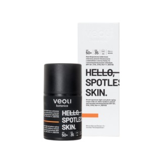 Veoli Botanica Hello, Spotless Skin lekki Krem ochronny przeciw fotostarzeniu SPF50+ 50 ml