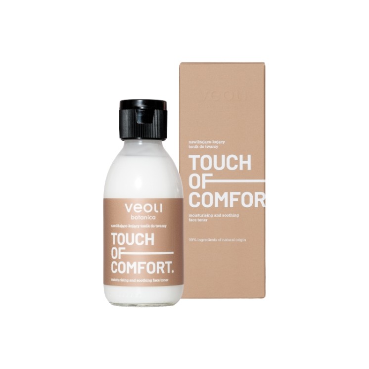 Lotion tonique hydratante et apaisante pour le visage Veoli Botanica Touch of Comfort 150 ml