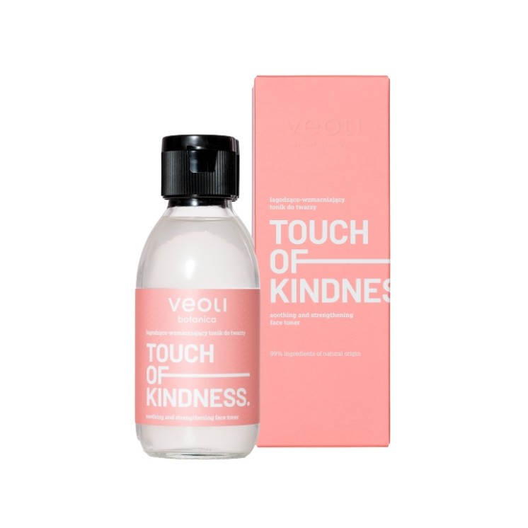 Lotion tonique apaisante et fortifiante pour le visage Veoli Botanica Touch of Kindness 150 ml