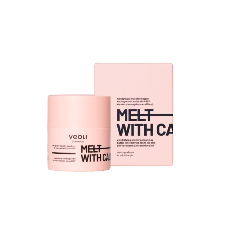 Beurre démaquillant émulsifiant et apaisant Veoli Botanica Melt with Calmness avec SPF 40 g