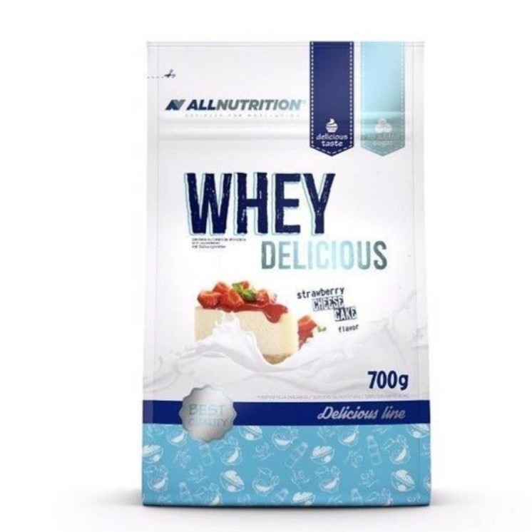 Gâteau au fromage délicieux à Strawberry AllNutrition Whey 700 g
