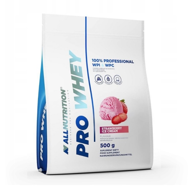 AllNutrition Pro Whey Cream Ice Strawberry 500 g