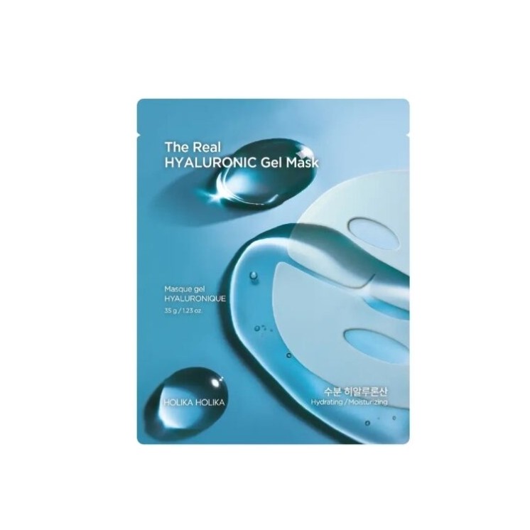 Holika Holika The Real Hyaluronic Gel Mask hydratant intense, 35 g