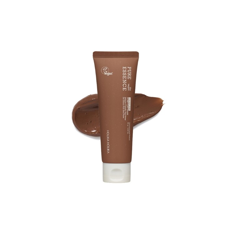 Holika Holika Pure Essence Vegan Cacao Nibs Pore Clay Mask Detoxifying Face Mask 80 g