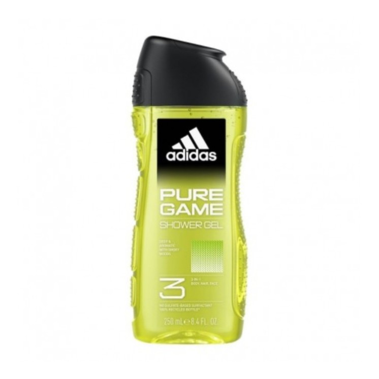 Gel douche Adidas Pure Game pour homme 250 ml