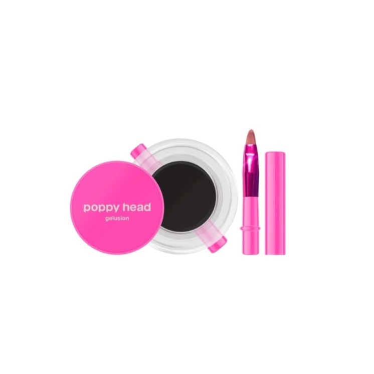 Eyeliner Poppy Head Gelusion avec pinceau /01/ Darkspell 5 g