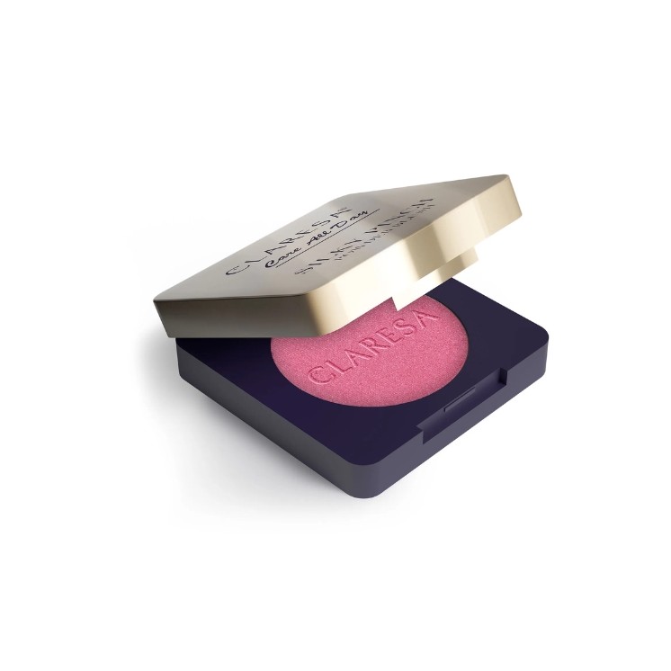 Blush à joues en poudre soyeux Claresa Care All Day /01/ Hibiscus 2g