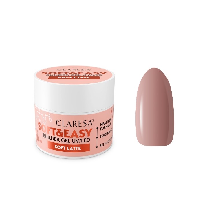 Claresa Soft & Easy Soft Latte Nagelgel 45 g