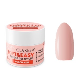 Gel de construction pour ongles Claresa Soft & Easy Peach Melt 45 g