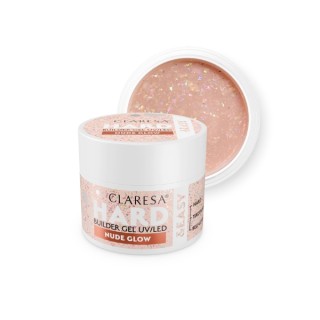 Gel de construction pour ongles Claresa Hard & Easy Nude Glow 12 g