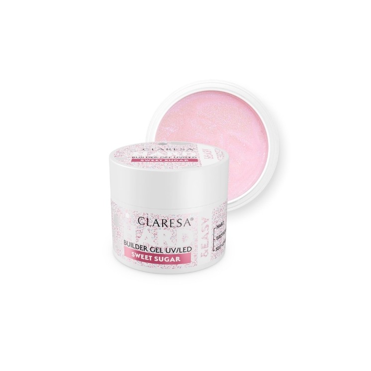 Gel de construction pour ongles Claresa Hard & Easy Sweet Sugar 45 g