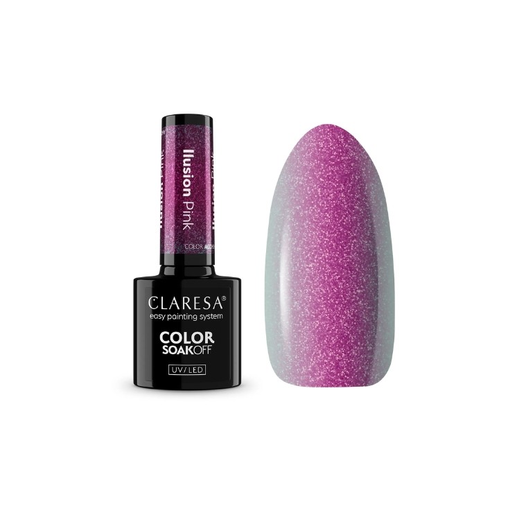 Claresa Alchemy Illusion Hybrid Nagellack Pink 5