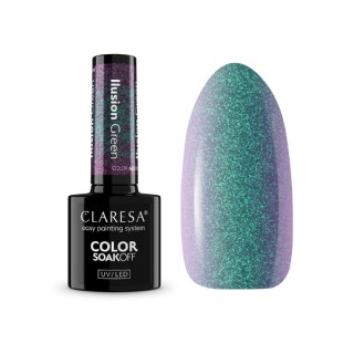 Vernis à ongles hybride Claresa Alchemy Illusion Green 5