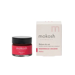 Mokosh Raspberry Lip Balm hydrateert en voedt de droge huid van de lippen