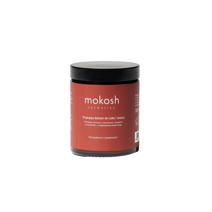 Mokosh bronzing body- en gezichtslotion Oranje met kaneel 180 ml