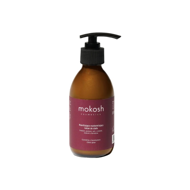 Lait corporel hydratant et éclaircissant à la cerise Mokosh 200 ml
