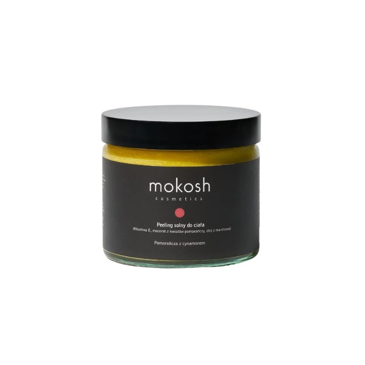 Peeling corporel au sel, orange et cannelle Mokosh 300 g
