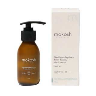 Mokosh hydraterende en verzachtende Lotion voor lichaam, gezicht en handen SPF30 Aloë 100 ml