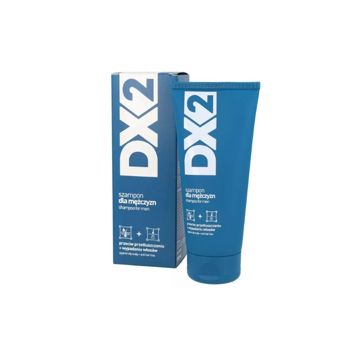 Shampoing DX2 contre les cheveux gras et la chute des cheveux pour hommes 150 ml