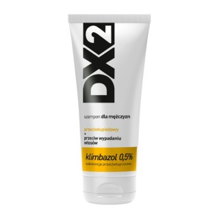 DX2 Szampon do włosów przeciwłupieżowy i przeciw wypadaniu włosów z Klimbazol 0,5% 150 ml