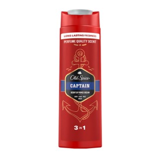 Gel douche et shampoing 3 en Old Spice Capitan 400 ml