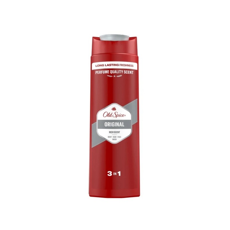 Gel douche et shampoing 3 en 1 Old Spice Orginal 400 ml
