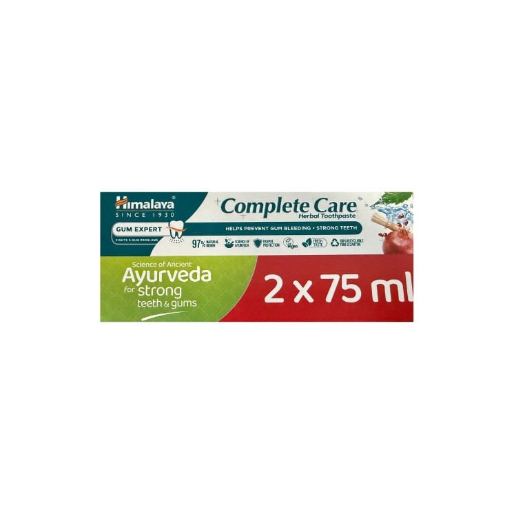 Dentifrice Himalaya Ayurveda Complete Care pour Gencives Irritées 2 x 75 ml