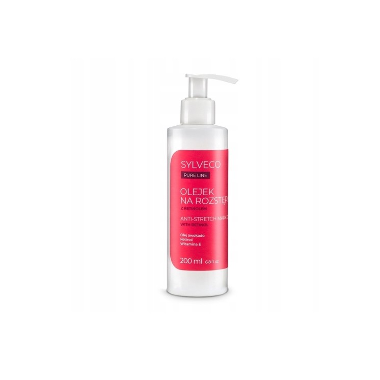 Huile anti-vergetures Sylveco Pure Line au rétinol 200 ml