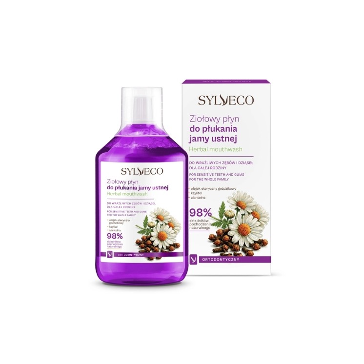 Bain de bouche orthodontique Sylveco Herbal 500 ml