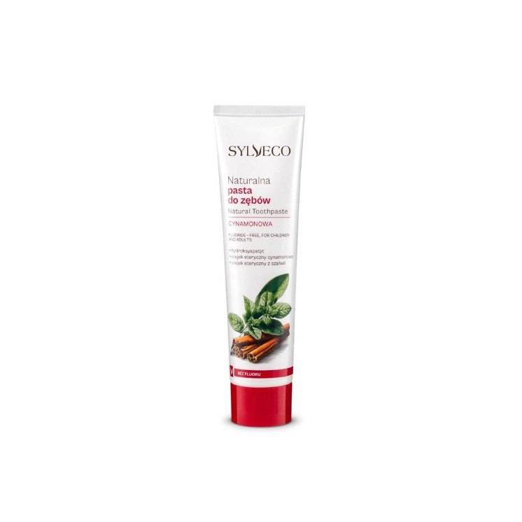 Dentifrice Sylveco naturel à la cannelle sans fluorure 100 ml