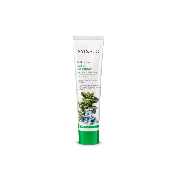 Dentifrice naturel Sylveco au goût menthe intense et sans fluorure 100 ml