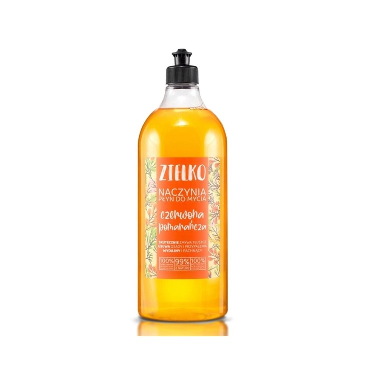 Liquide vaisselle Zielko rouge-orange 1000 ml