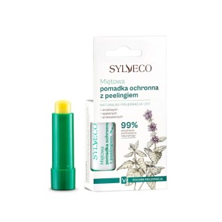 Rouge à lèvres Sylveco menthe avec peeling et bétuline 4,6 g