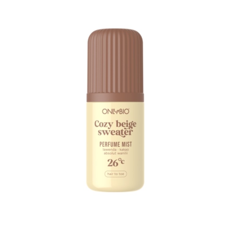 OnlyBio Cozy Beige Sweater 26°C Parfümiertes Haar- und Körperspray 100 ml